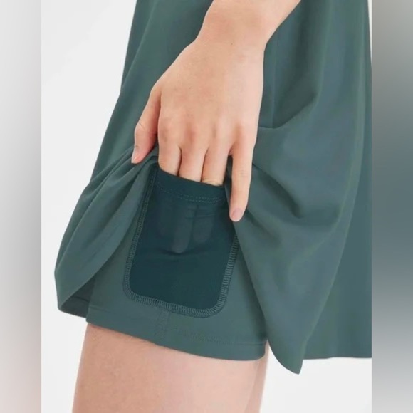 Girlfriend Collective Alpine Lola V-Neck Exercise Dress XS - Picture 3 of 7